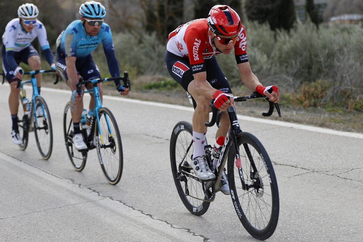 Clasica Jaen Paraiso Interior 2022 - 1st Edition - Baeza - Ubeda 187,8 km - 14/02/2022 - Tim Wellens (BEL - Lotto Soudal) - photo Luis Angel Gomez/SprintCyclingAgency&Acirc;&copy;2022