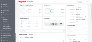 Draytek VigorAP 1000C web interface