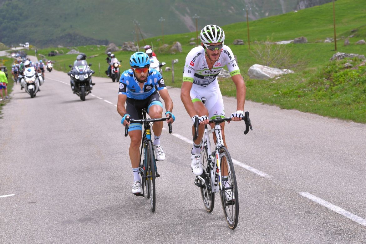 Brice Feillu and Damiano Caruso