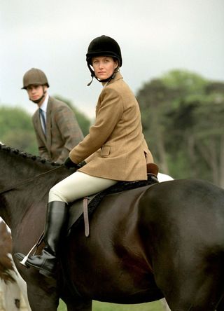 Sophie, Duchess of Edinburgh on a horse