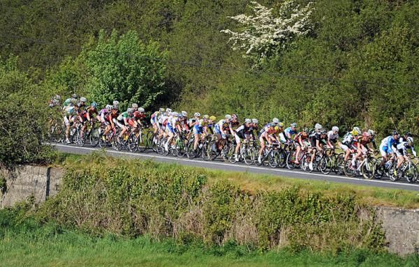 The peloton in action during stage 4 of the An Post Ras.