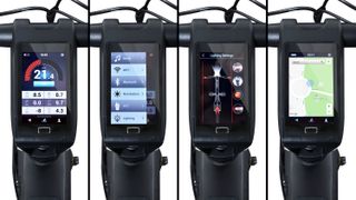 An example of the display layout on Cybic's new range of bikes