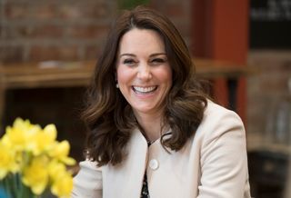 Kate Middleton taking part in preparations for a Commonwealth Big Lunch at St Luke's Community Centre on March 22, 2018