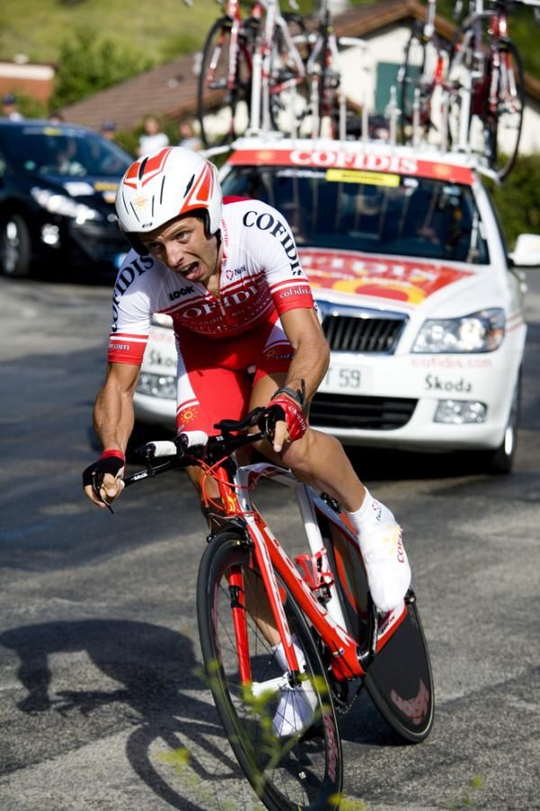 This Cofidis rider clearly looked like he was leaving everything he had out on the course.