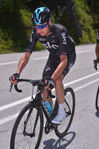 Chris Froome (Sky) on stage 7 of Criterium du Dauphine.