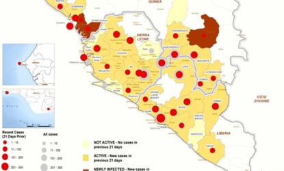 West Africa Ebola charts