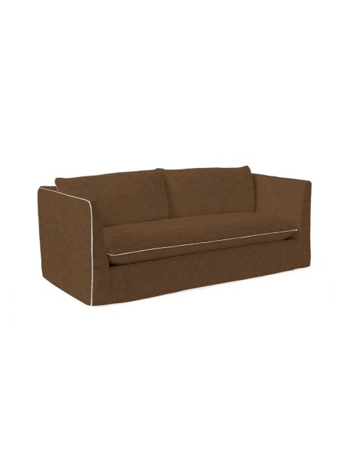 Paros Sofa - Slipcovered in Bronze