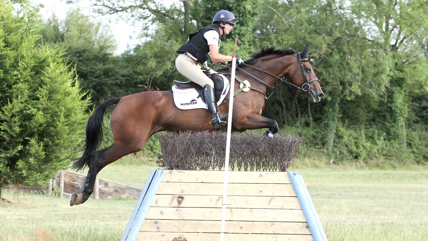 Piggy French riding Vanir Kamira Aston Le Walls July 2018