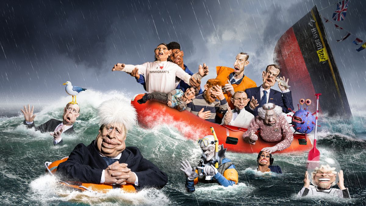 Spitting Image Season 2 Key Art 