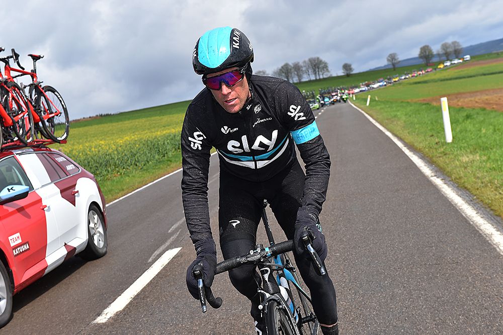 Nordhaug (Team Sky) at Liege-Bastogne-Liege