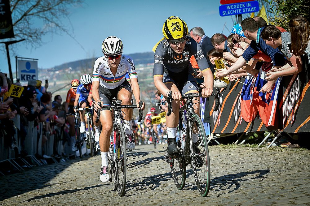 Elisa Longo Borghini and Elisabeth Armitstead