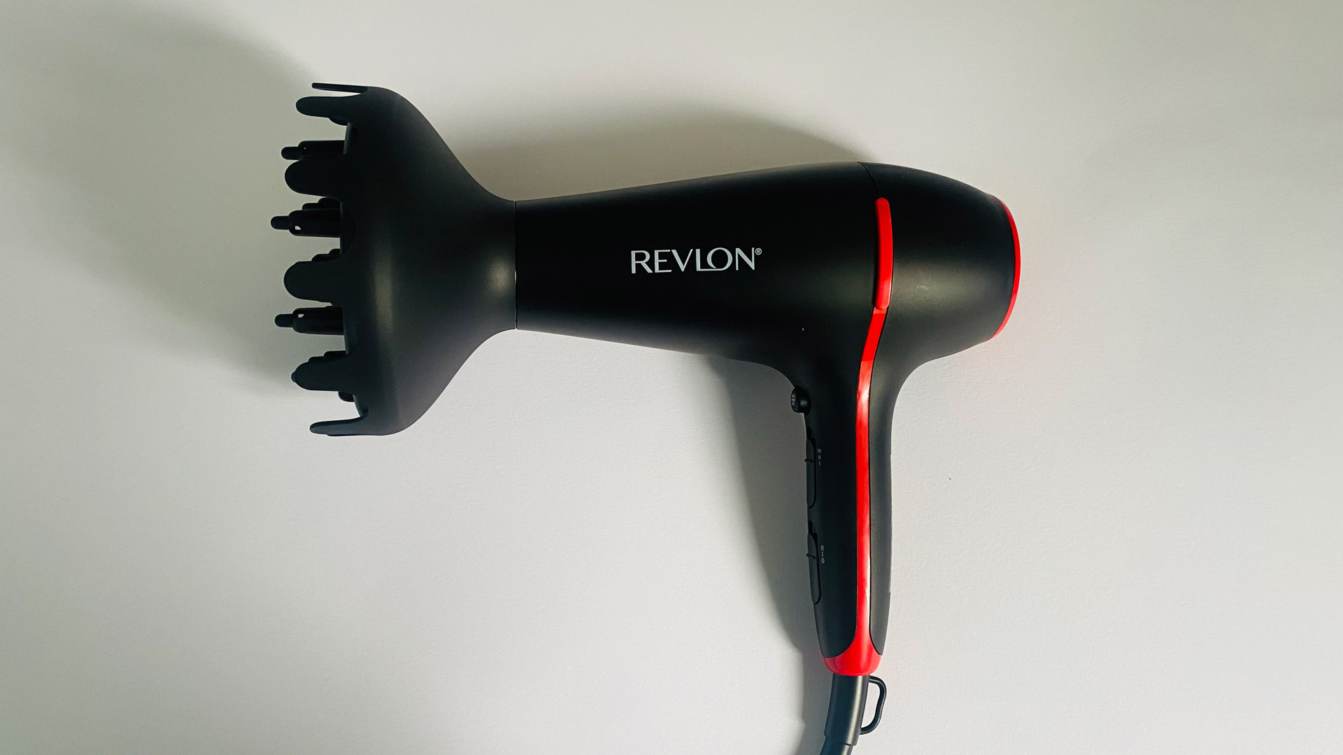 Revlon SmoothStay Coconut-Oil Infused Hair Dryer with diffuser attachment