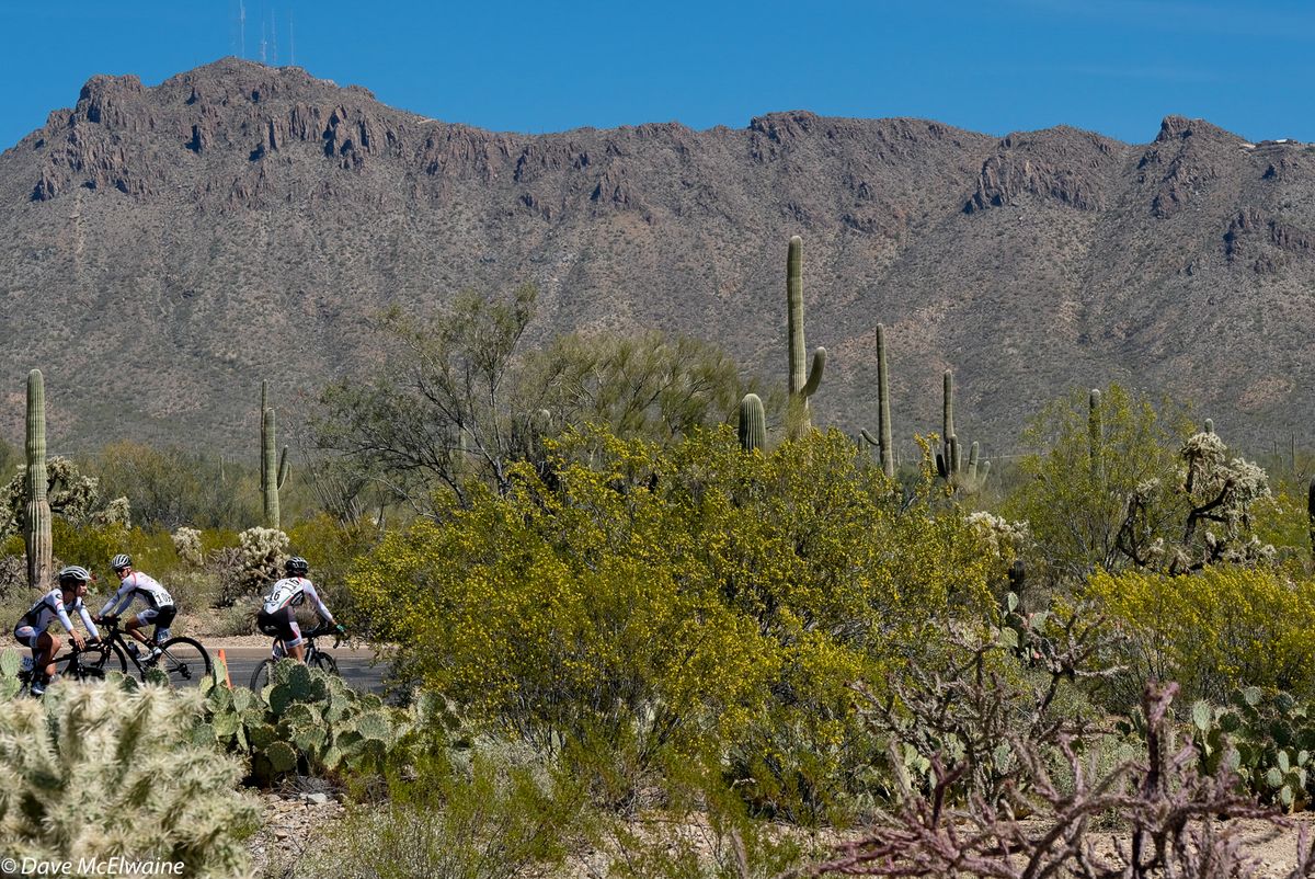 Riders were treated to beautiful scenery in the Tucson Mountain Range