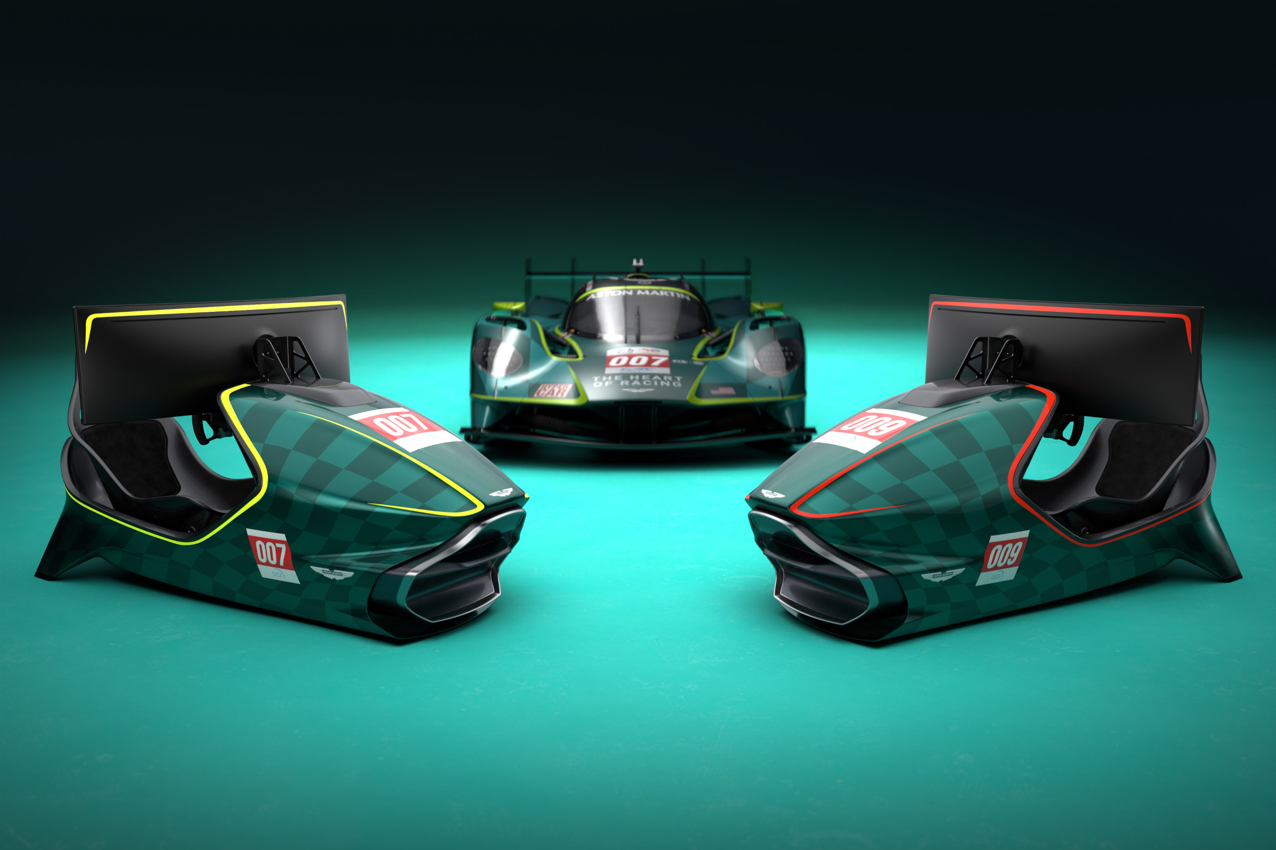 AMR-C01-R Hypercar Edition and the Aston Martin Valkyrie