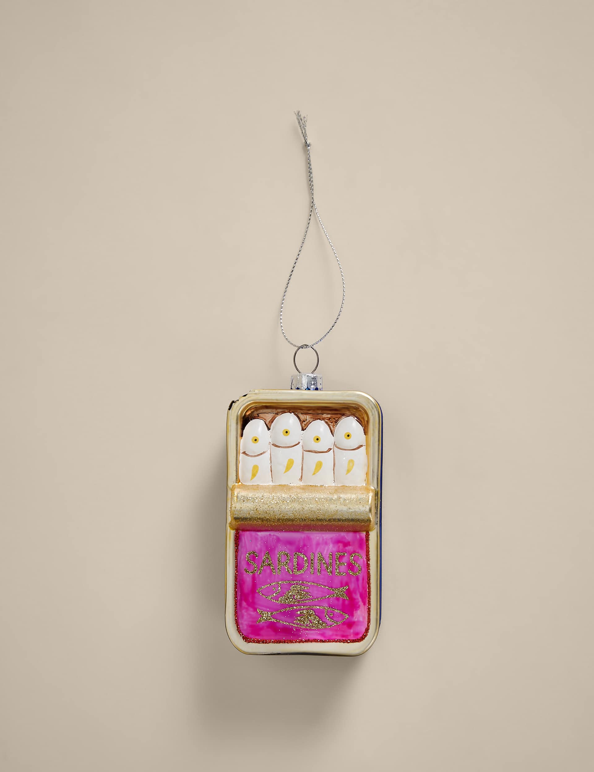 Sardines Glass Hanging Decoration