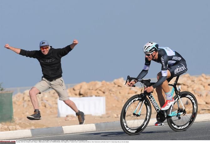 Nikolas Maes is cheered on