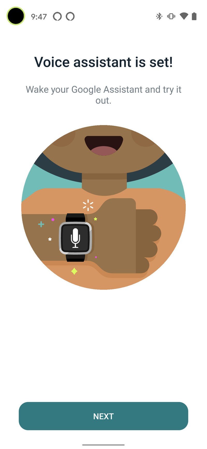 How To Set Up Google Assistant Fitbit Step 7