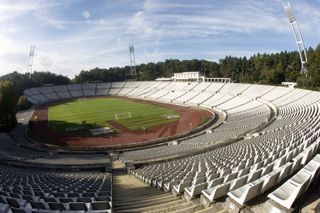 General view of Lisbon's Estadio Nacional in 2007.