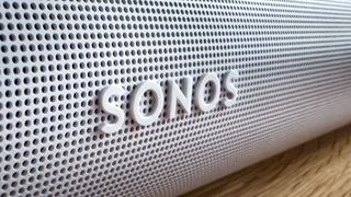 Sonos Arc Ultra under a TV