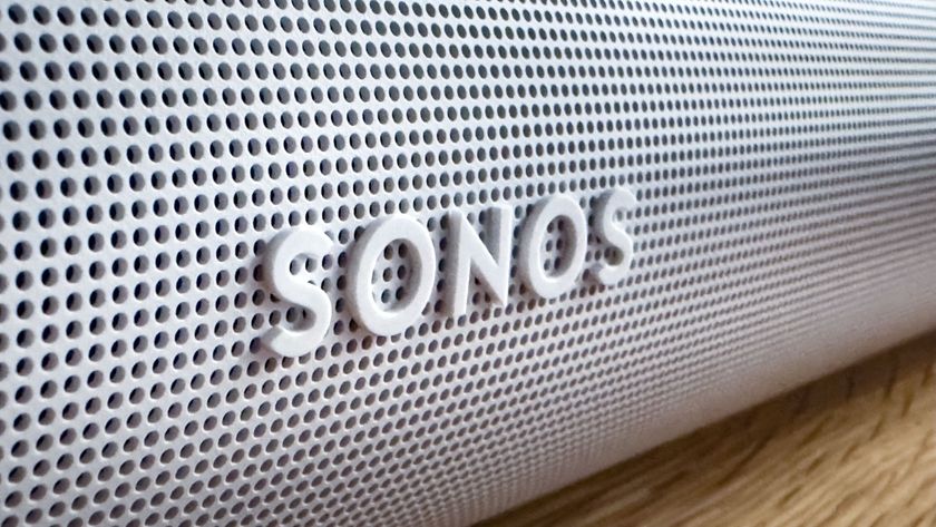 Sonos Arc Ultra under a TV