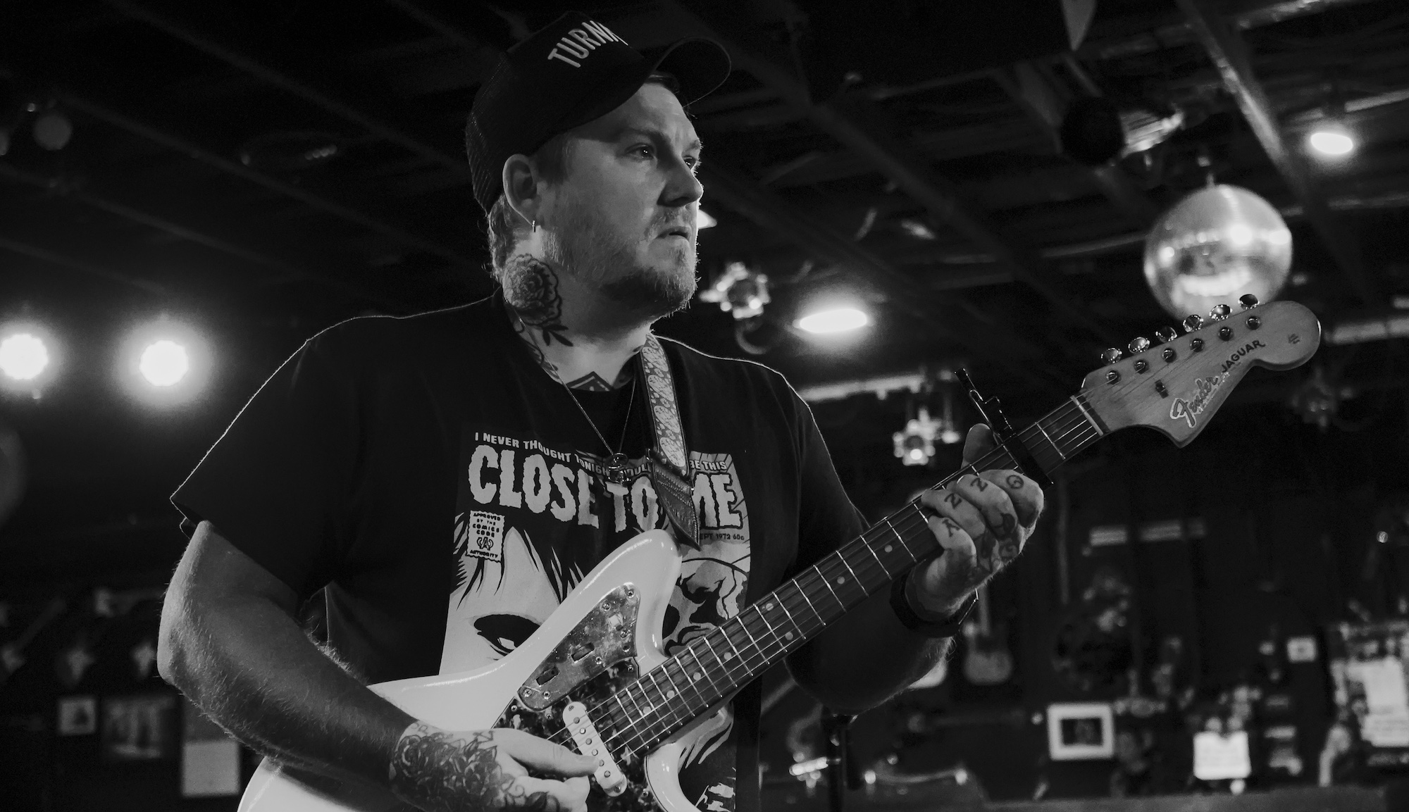 Brian Fallon, pictured at the Stone Pony in Asbury Park, New Jersey
