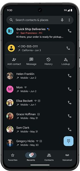 Users can now easily conduct a reverse phone number lookup through their Pixel device's call logs.