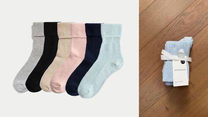 M&S cashmere socks 