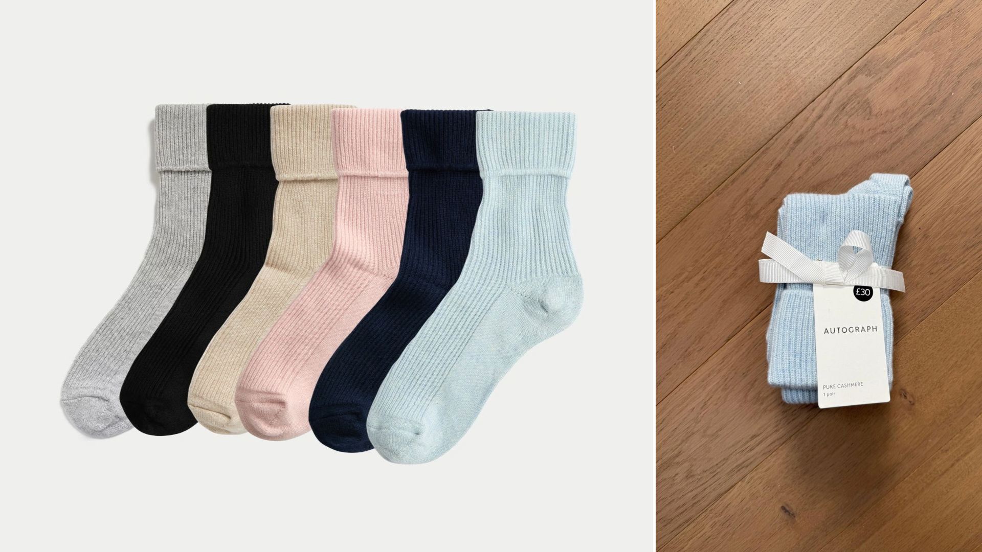 M&amp;S cashmere socks 
