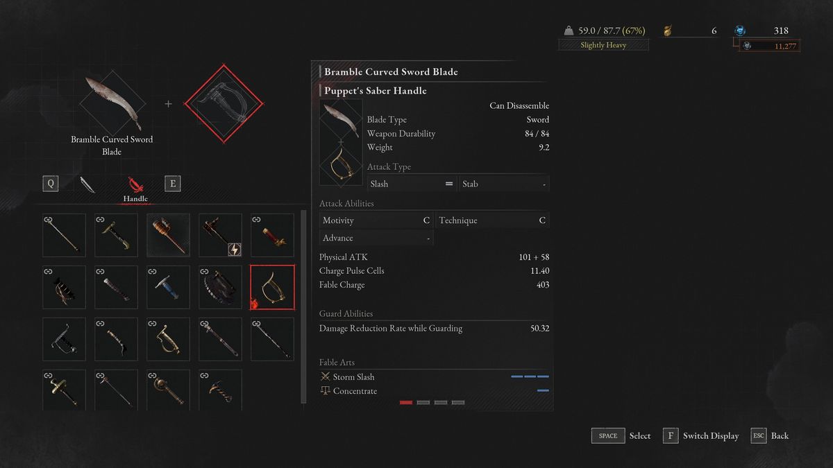 Lies of P weapon locations - Assembling a weapon