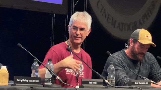 David Chameides talking at the BSC show