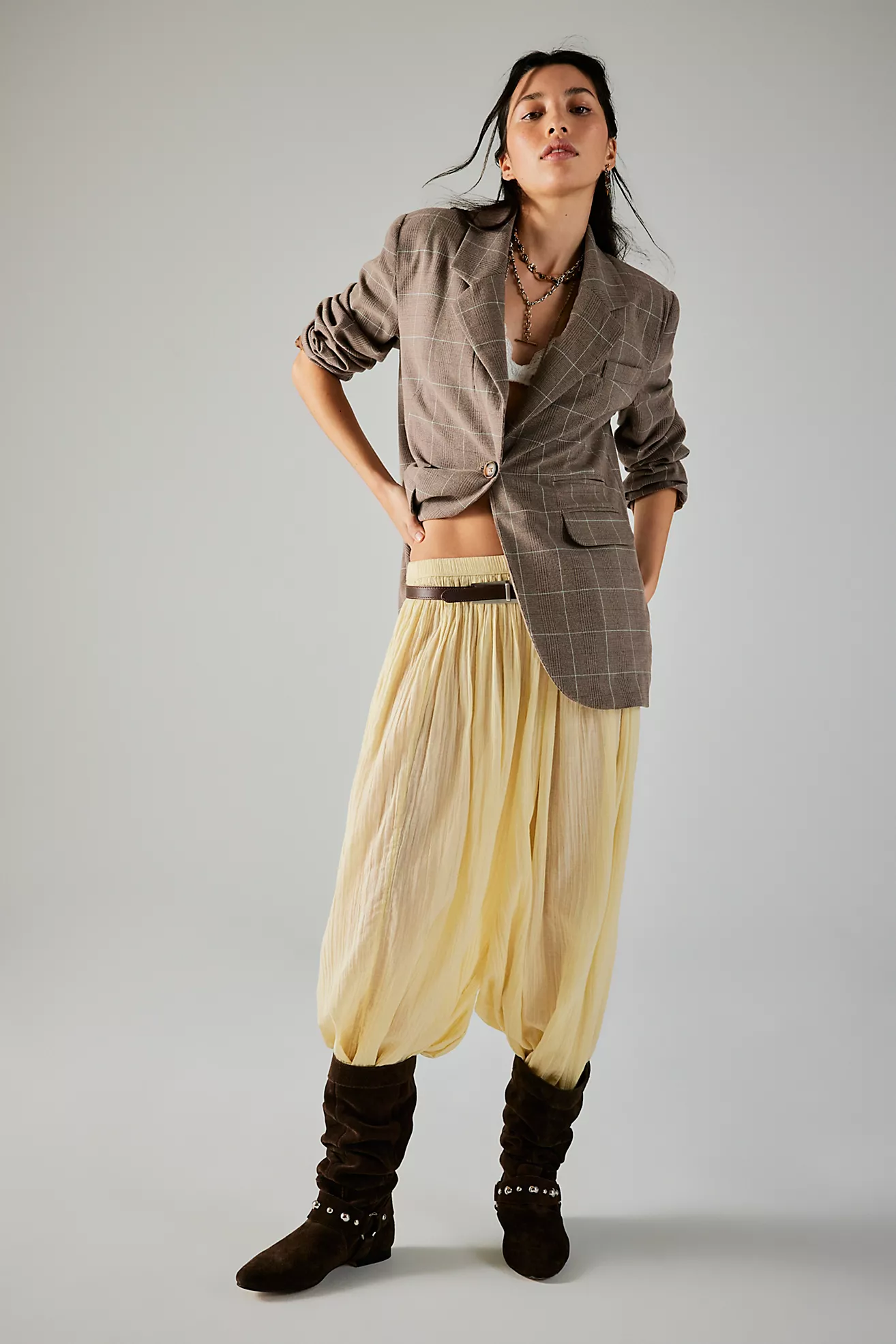 Paper Cut Pinstripe Blazer