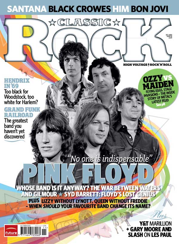 The cover of Classic Rock 85, featuring Pink Floyd