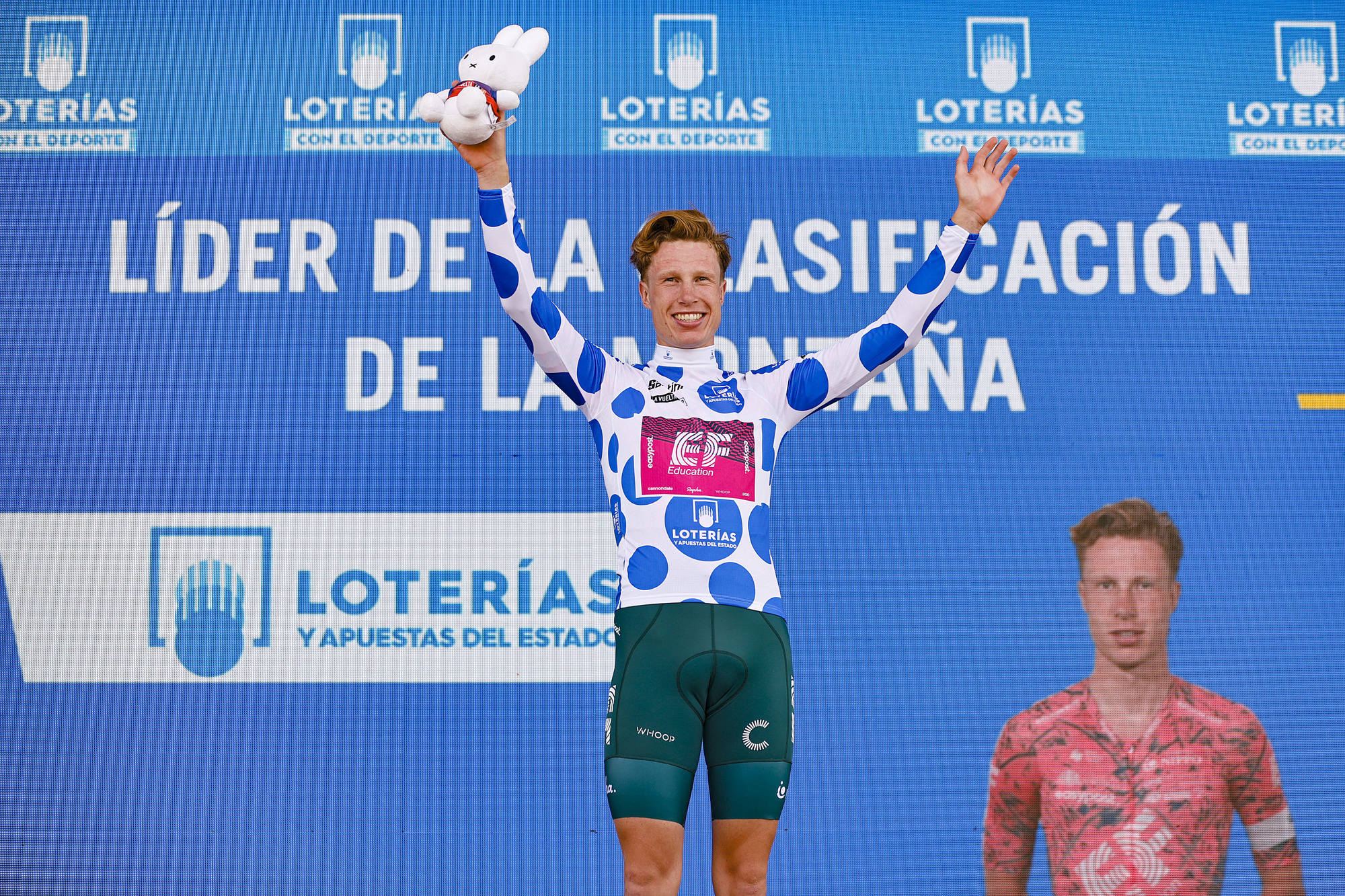Vuelta Espana 2022 - 77th edition - 3rd stage - Breda - Breda 193,2 km 21/08/2022 - Julius Van den Berg (NED - EF Education - EasyPost) - photo Luis Angel Gomez/SprintCyclingAgencyÂ©2022