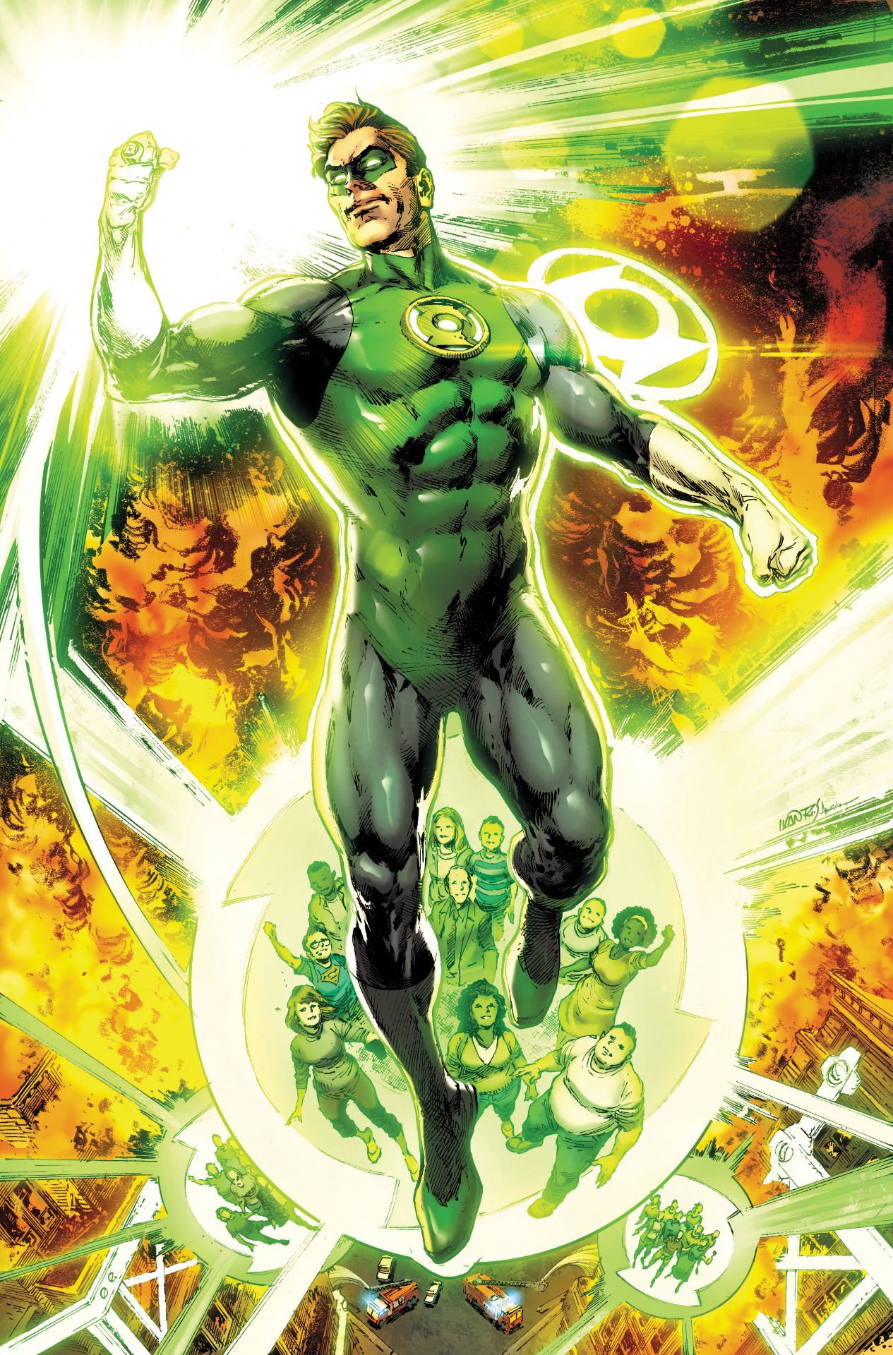 Green Lantern #1 covers