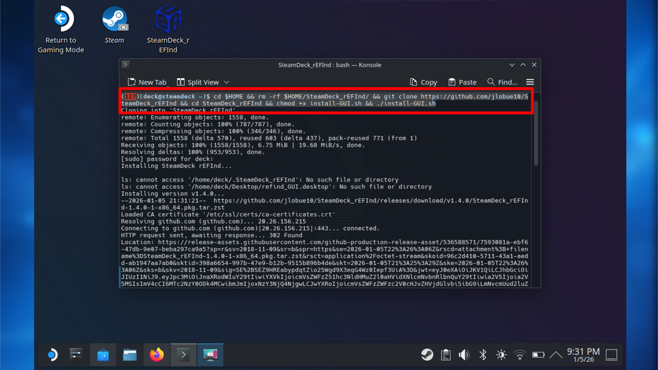 SteamOS konsole