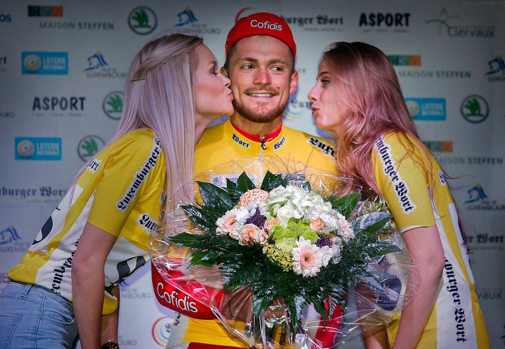 Petit took the first leader's jersey of the race.