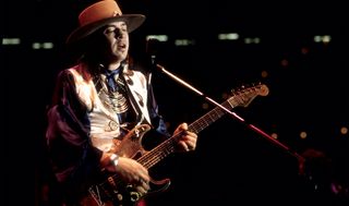 Stevie Ray Vaughan performs live in San Francisco on October 14, 1985