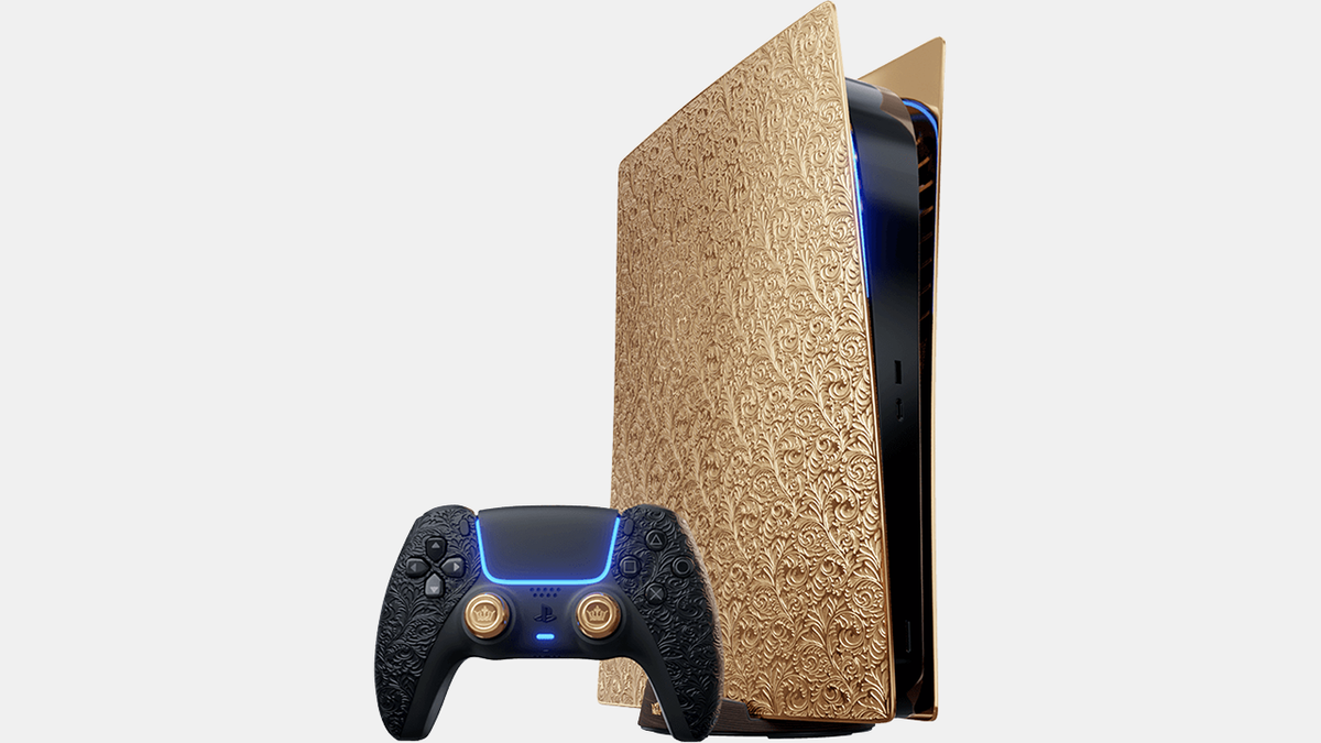 This 4.5 Kg Gold PlayStation 5 Cost $500,000 - Half Million Dollar PS5 