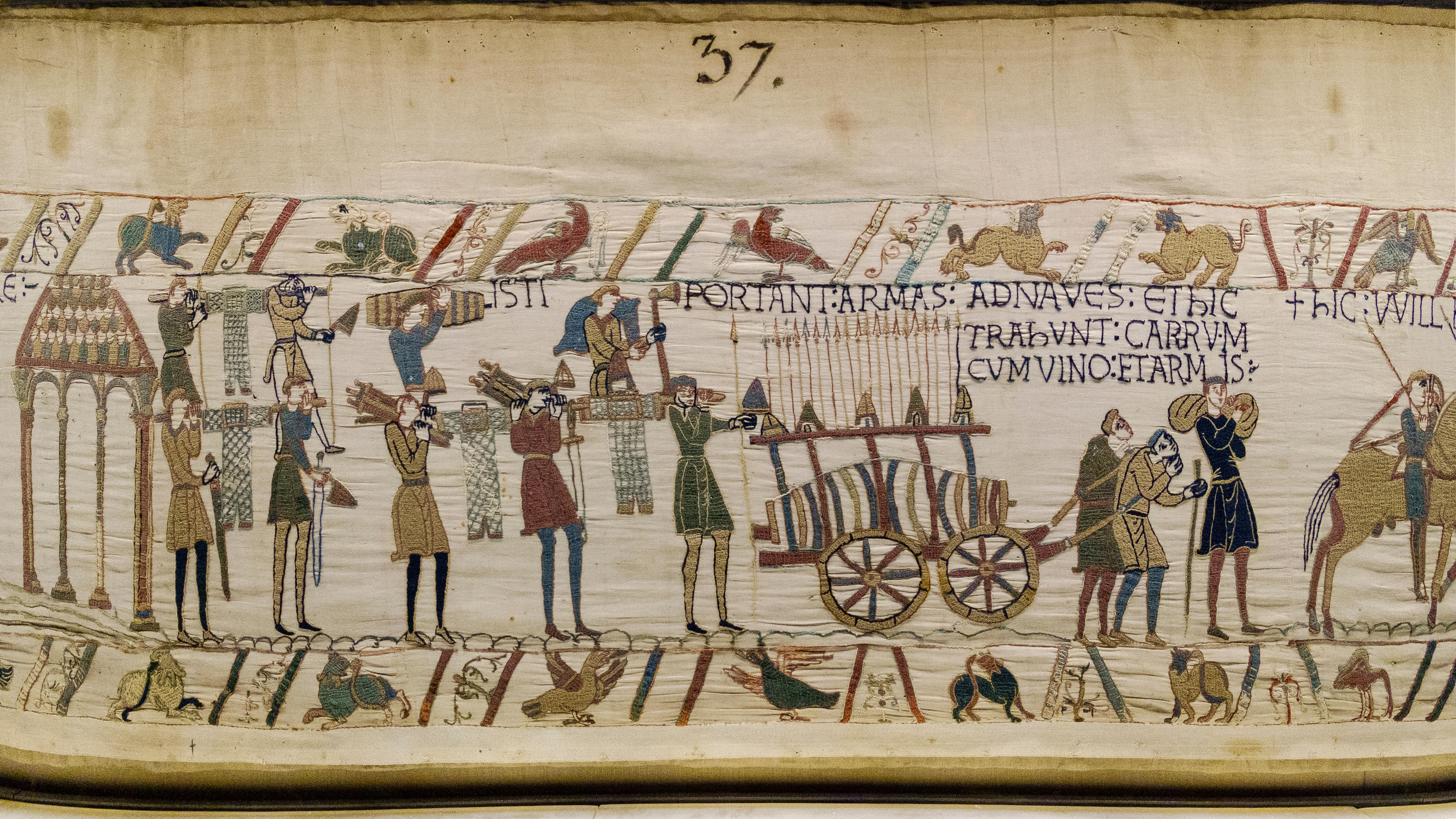 Portion 37 of the Bayeux Tapestry