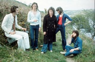 Back Street Crawler with Terry Slesser (second left) , Paul Kossoff (centre)