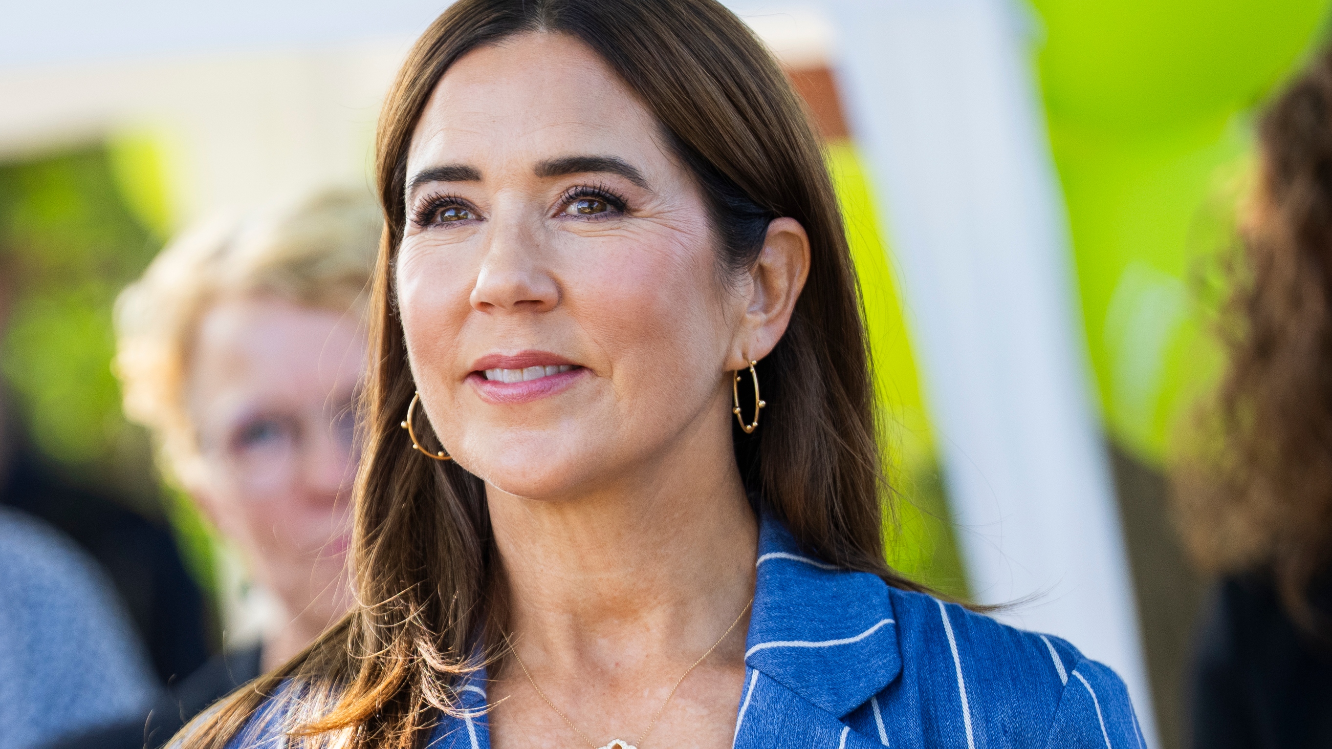 Queen Mary of Denmark attends the opening of Headspace T&amp;aring;rnby on August 13, 2025