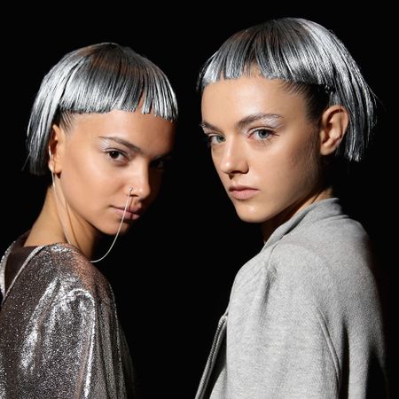 gray hair
