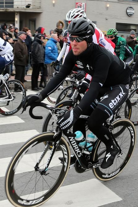 Mark Cavendish (Omega Pharma-Quickstep) didn't get a chance to sprint for the win today