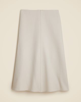 A-Line Circle Skirt in Double-Cloth Wool Blend