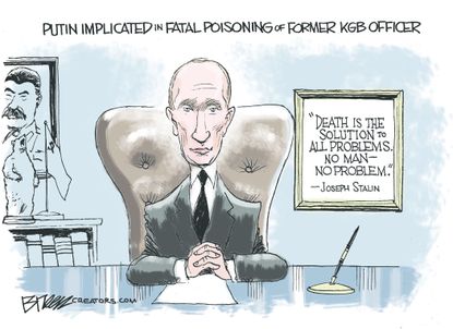 Political Cartoon World Putin Stalin