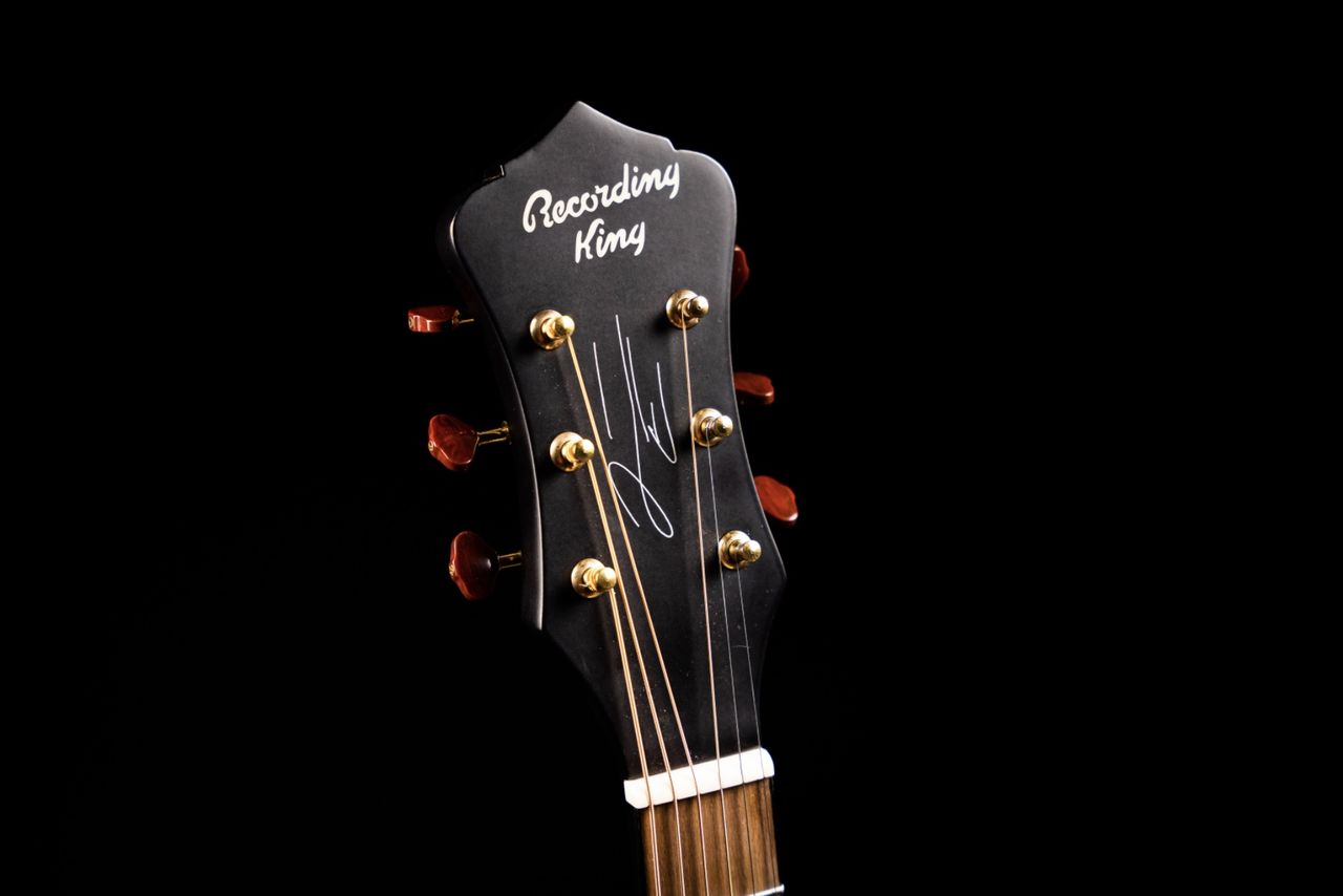 Recording King's new Justin Townes Earle signature acoustic guitar