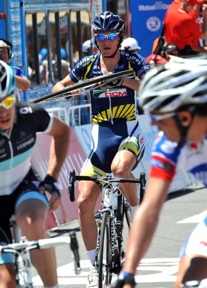 Alberto Ongarato took a spare wheel with him