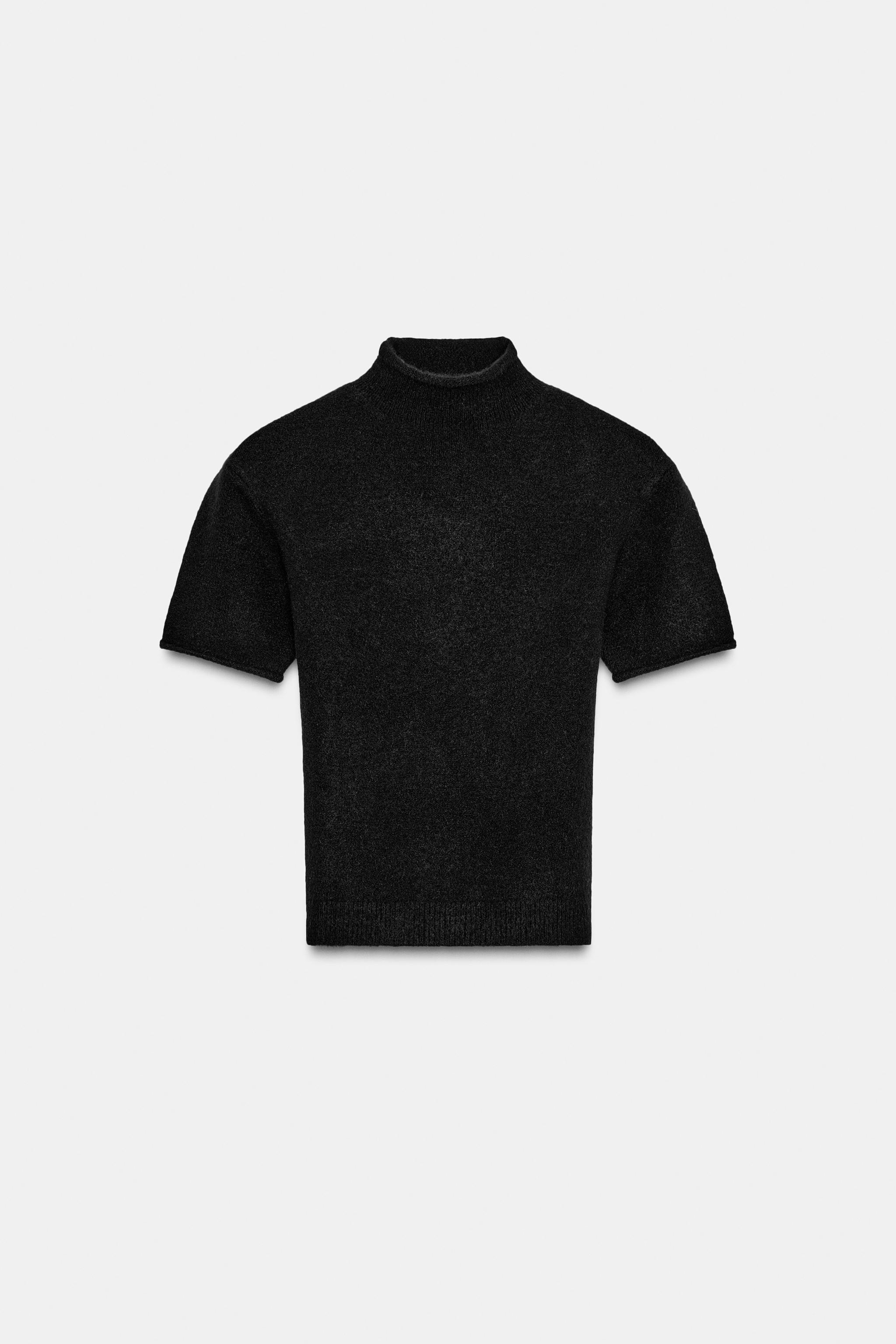 ZARA Short Sleeve Soft Knit Jumper