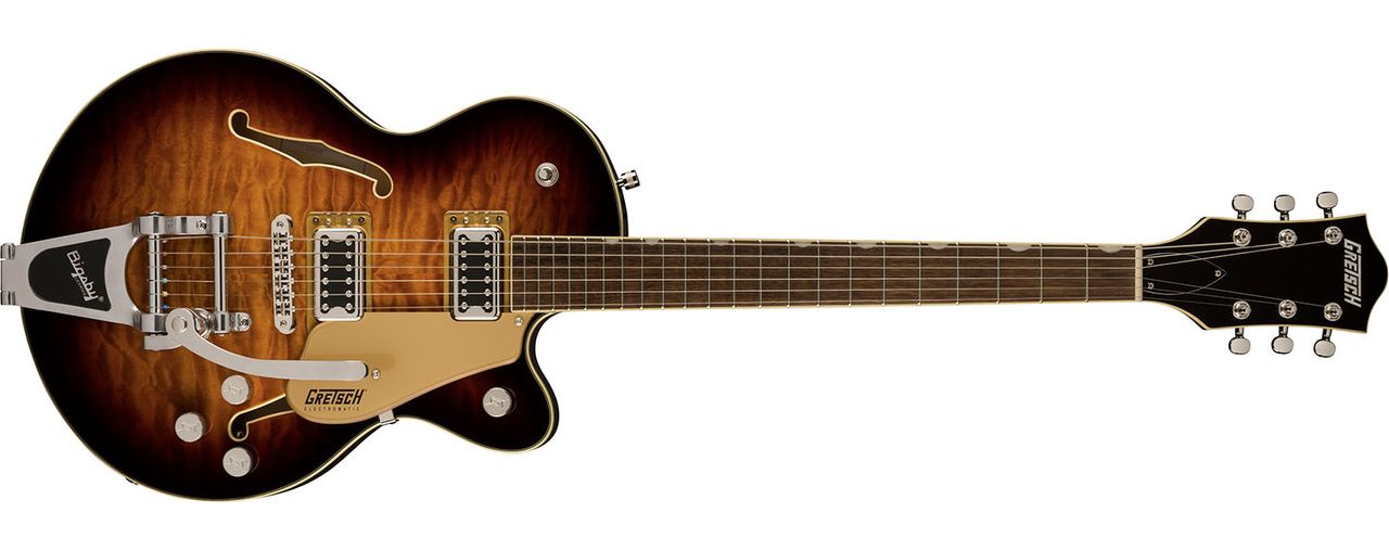 Gretsch G5655T-QM Electromatic Center Block Jr Single-cut with Bigsby in Sweet Tea