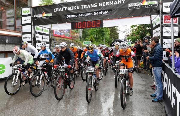 The start of the fourth and final Trans Germany stage.